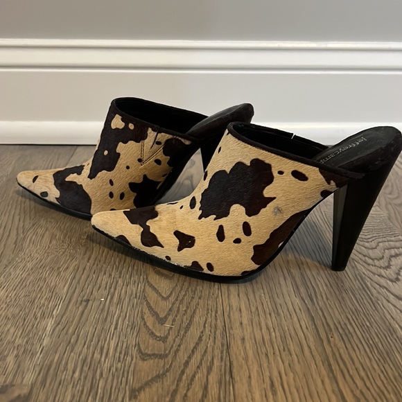 Jeffrey Campbell Calf Hair Heel Mules - Picture 6 of 7